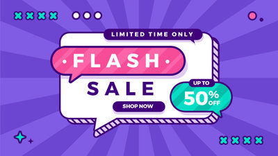 Flash Sale Ad Promo